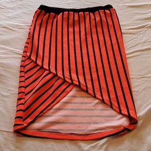 Pinstripe skirt